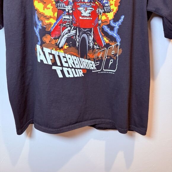 AHDRA Afterburner Tour 1998 Rare Shirt Size XL Black Racing Vintage Cycle - Picture 3 of 13